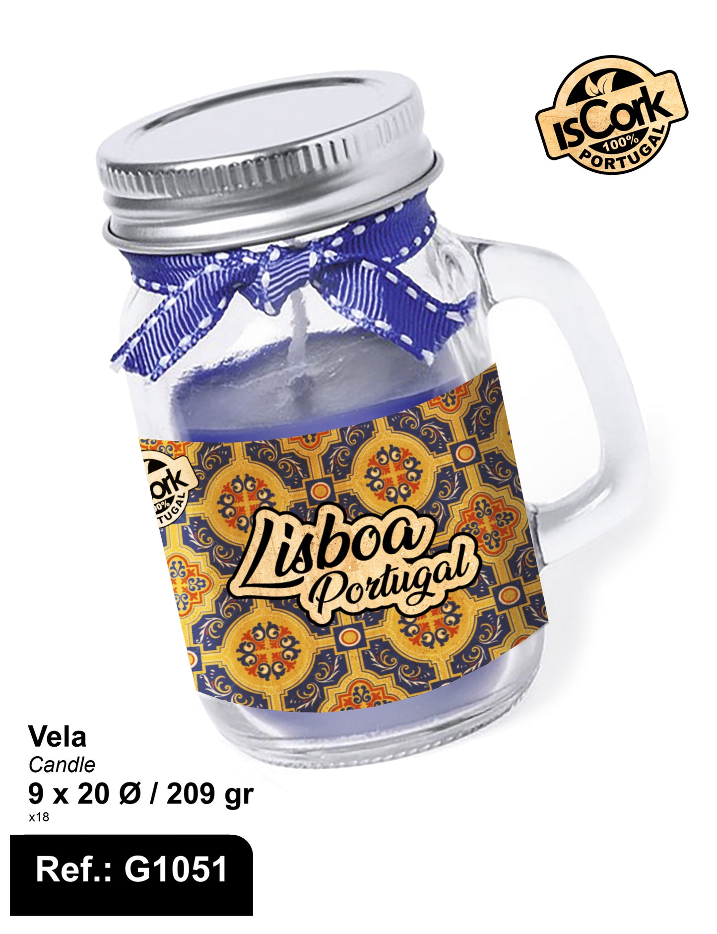 Vela Aromática Lisboa G380