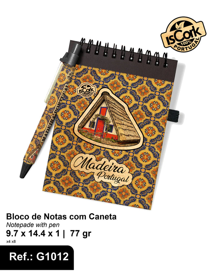 Blocos de Notas c/ caneta