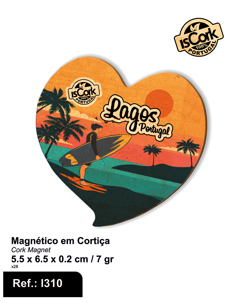 Magnético Coração Lagos G490