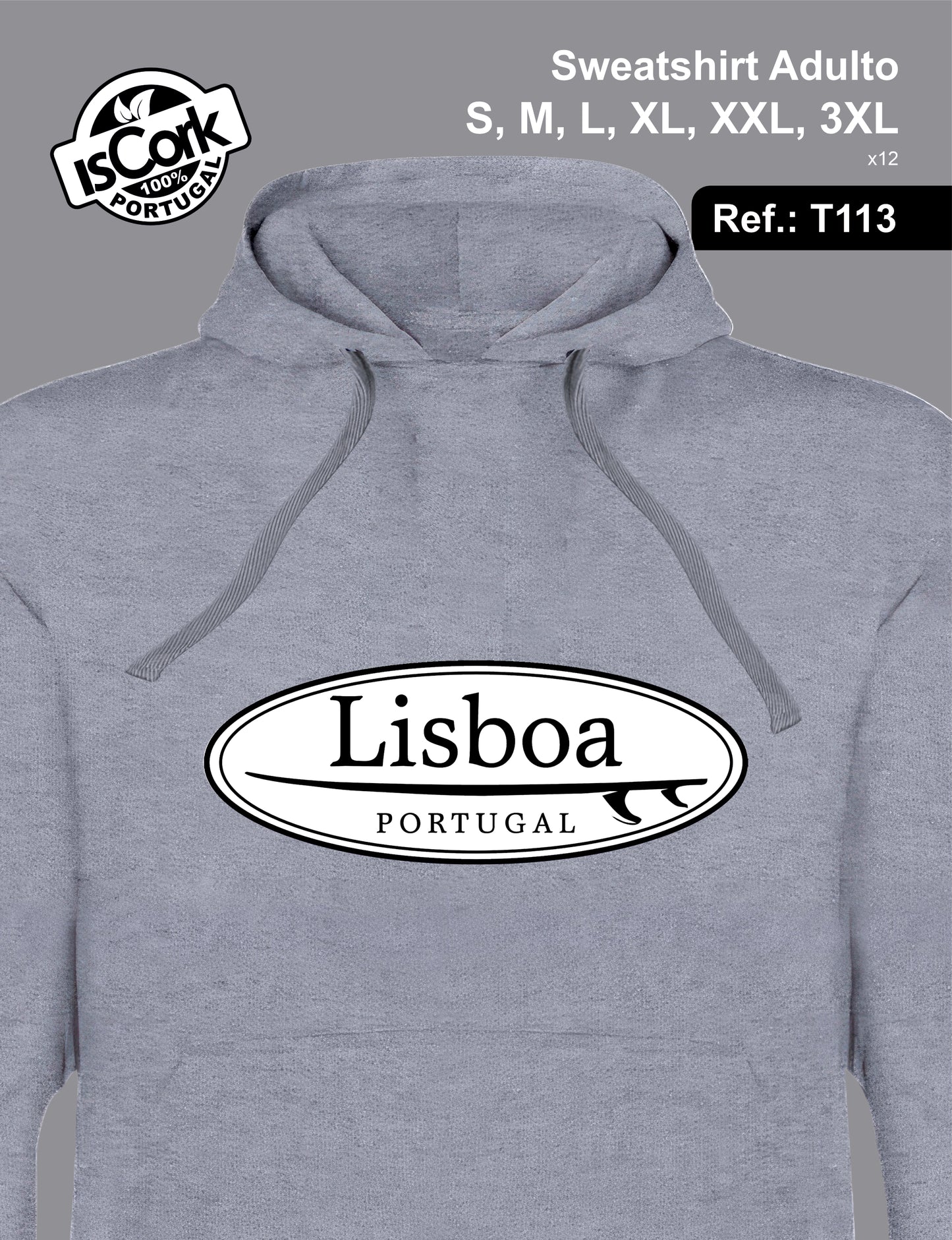 Sweatshirt Adulto Lisboa G504