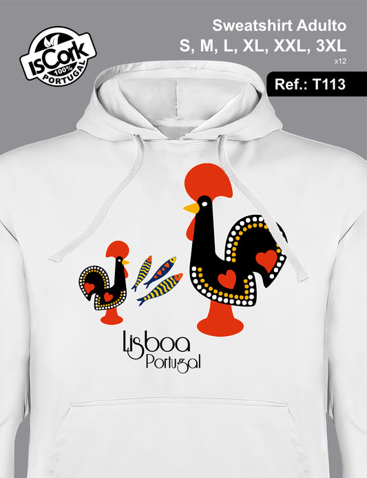 Sweatshirt Adulto Lisboa G135