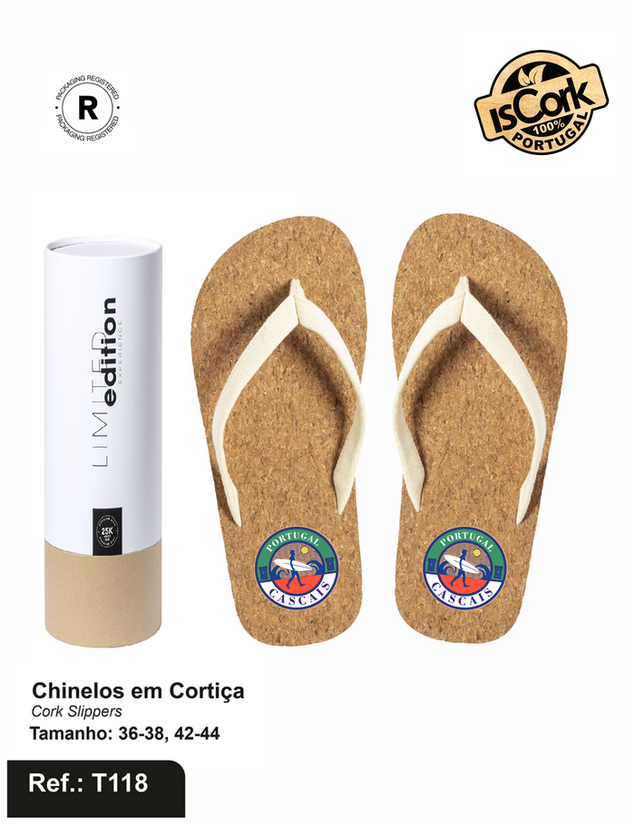 Chinelos de Cortiça