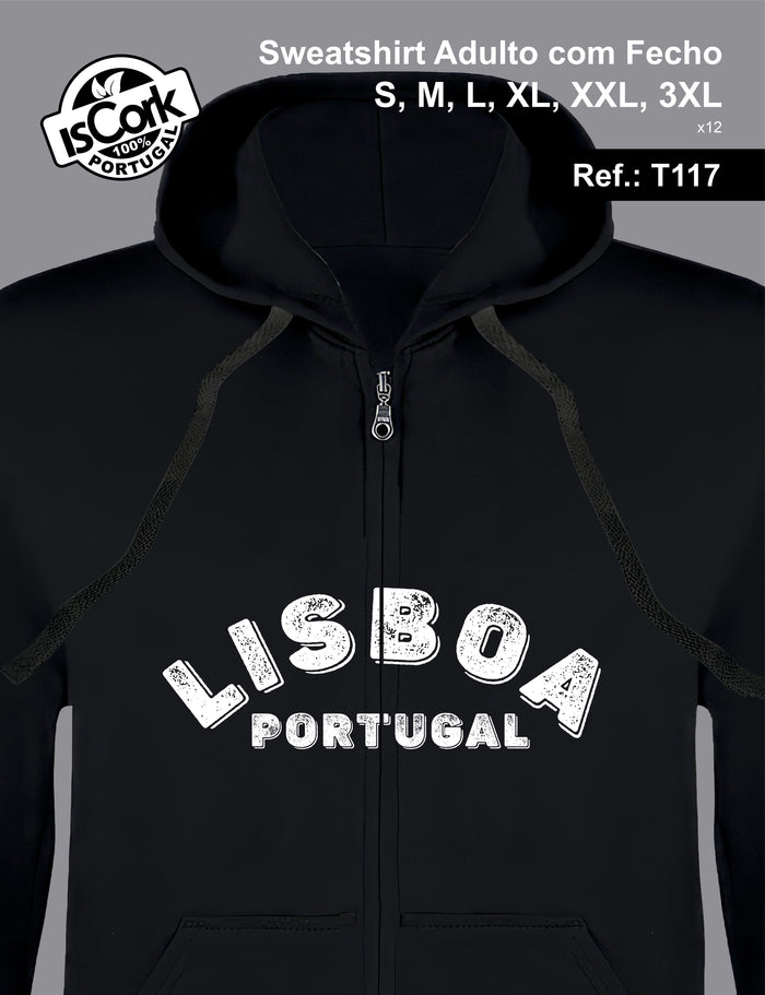 Sweatshirt Adulto c/fecho
