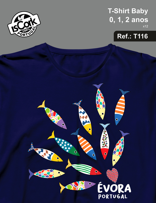 T-Shirt Baby Évora G712