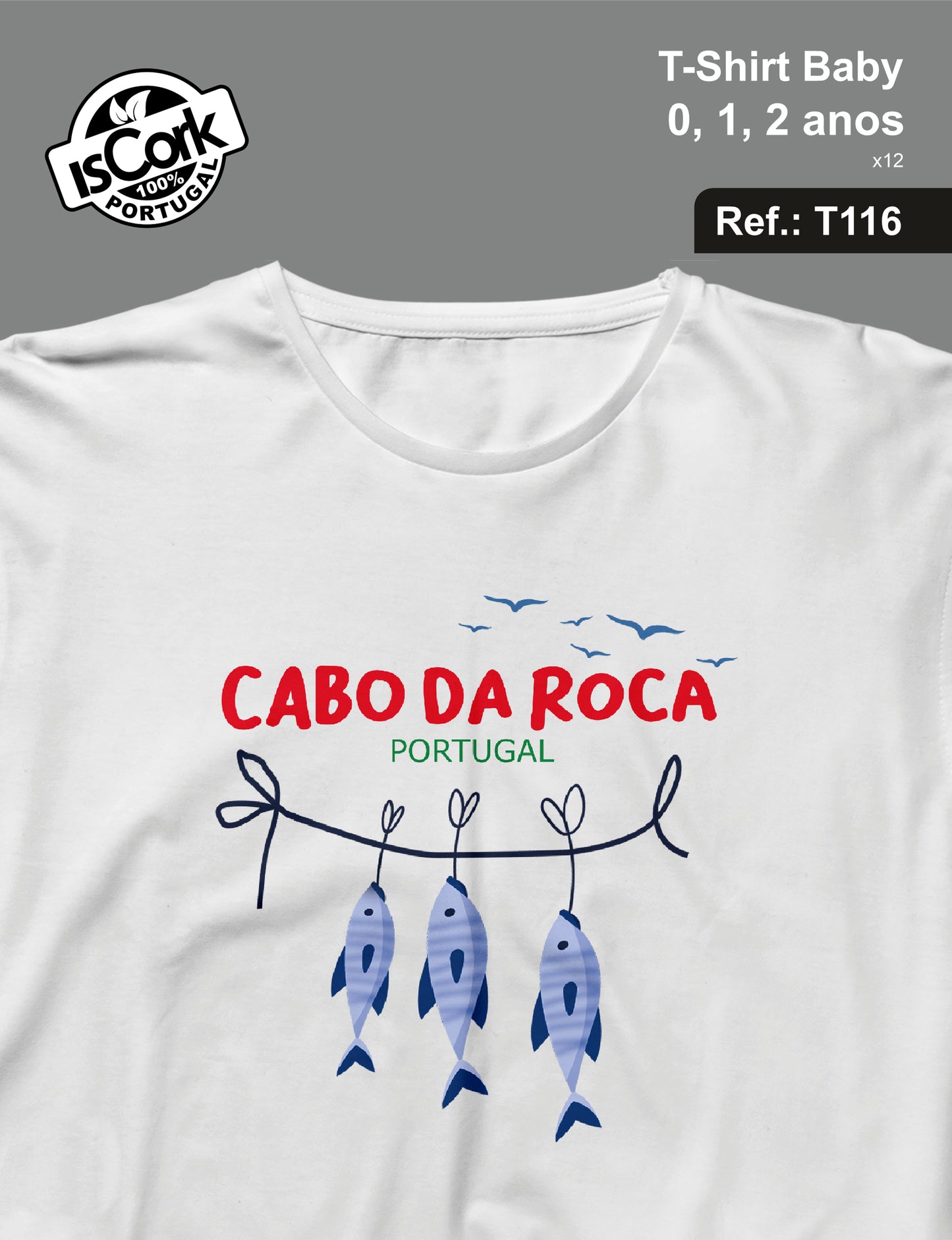 T-Shirt Baby Cabo da Roca G896
