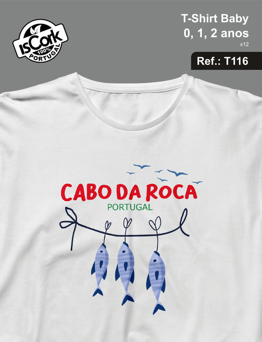 T-Shirt Baby Cabo da Roca G896