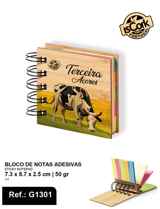 Bloco de notas adesivas Terceira G931