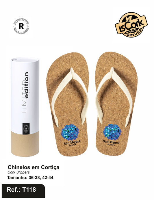 Chinelos de Cortiça São Miguel G945