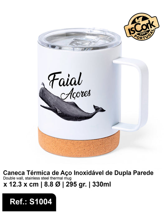 Caneca Térmica Cortiça Faial G951