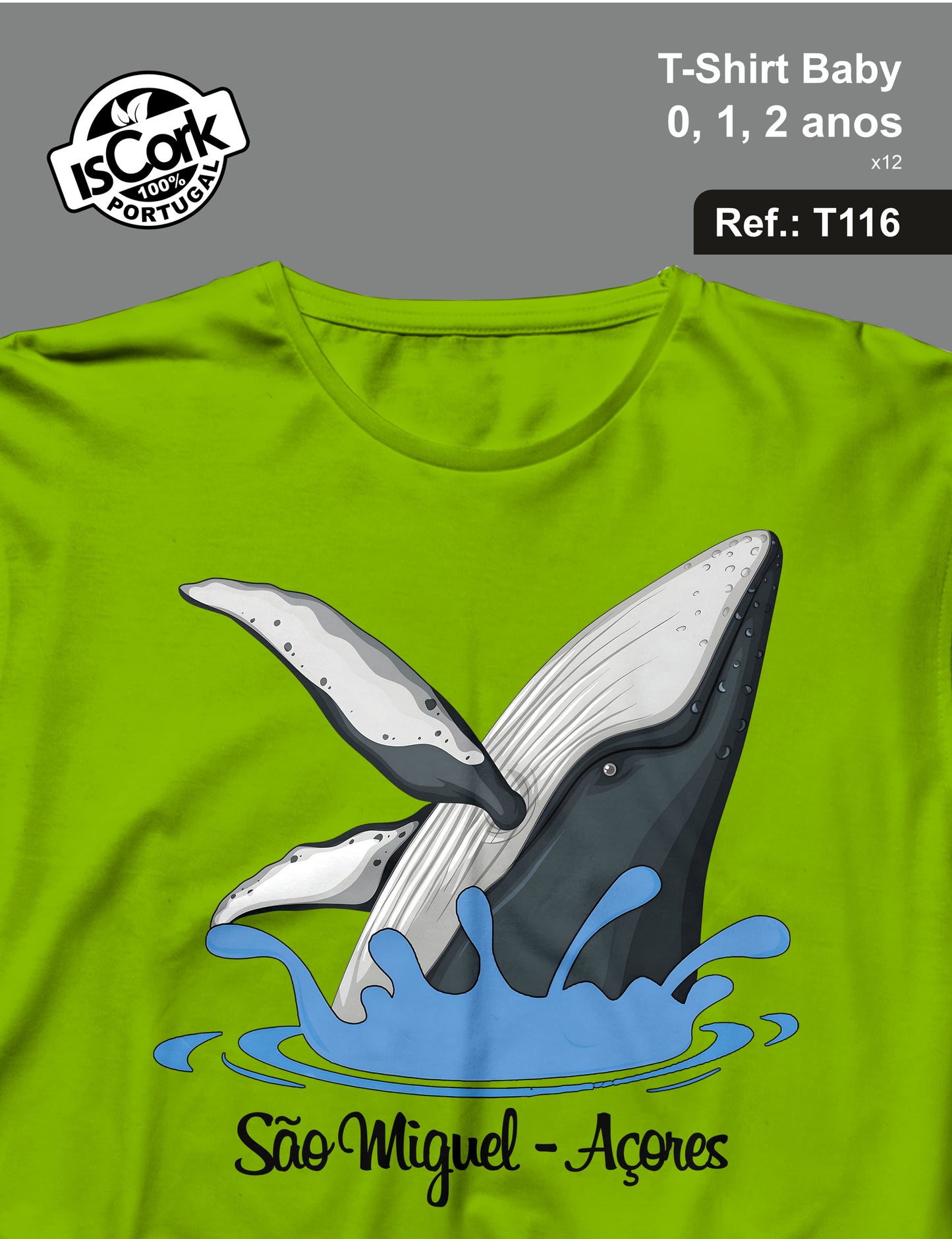 T-Shirt Baby São Miguel G956