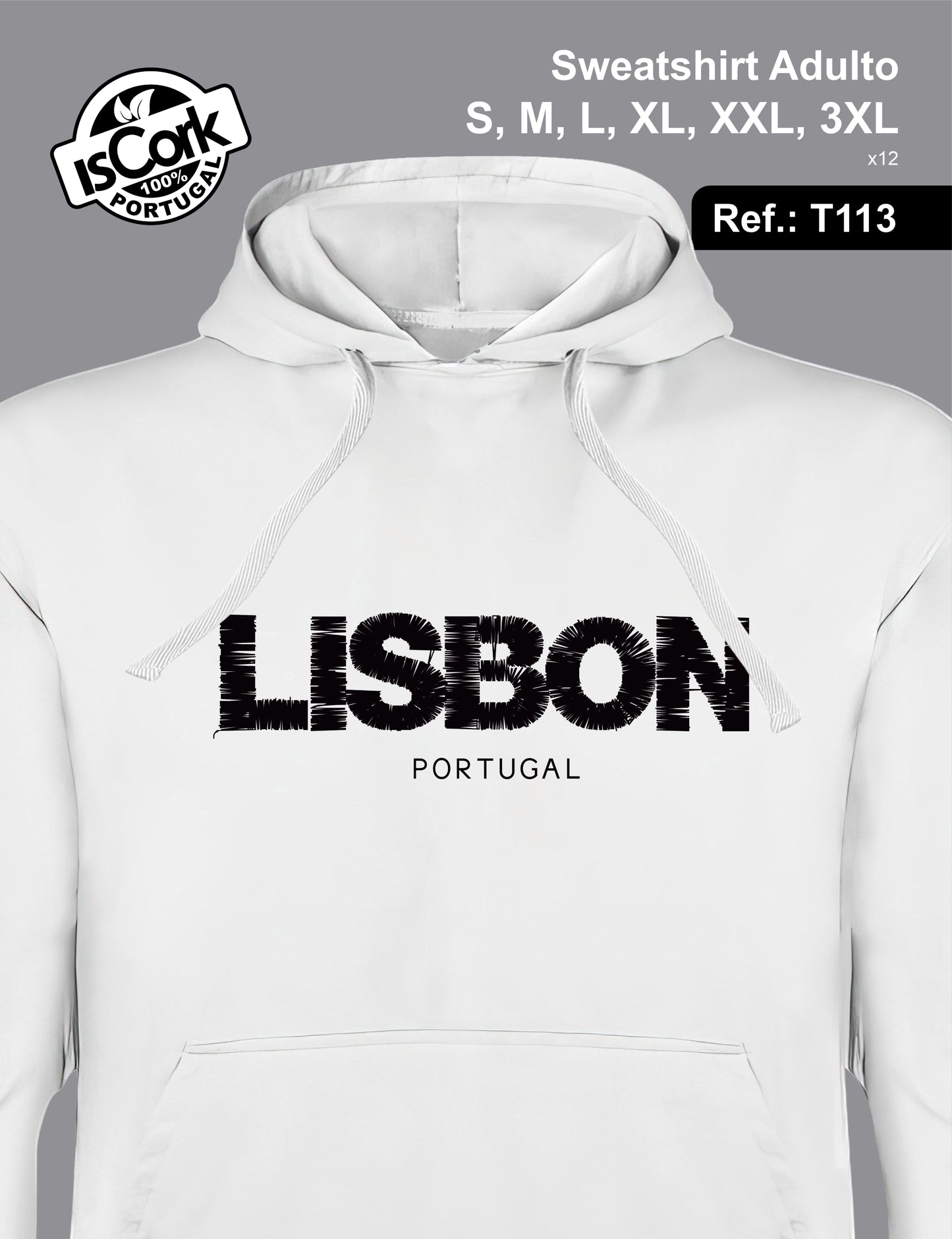 Sweatshirt Adulto Lisboa G979