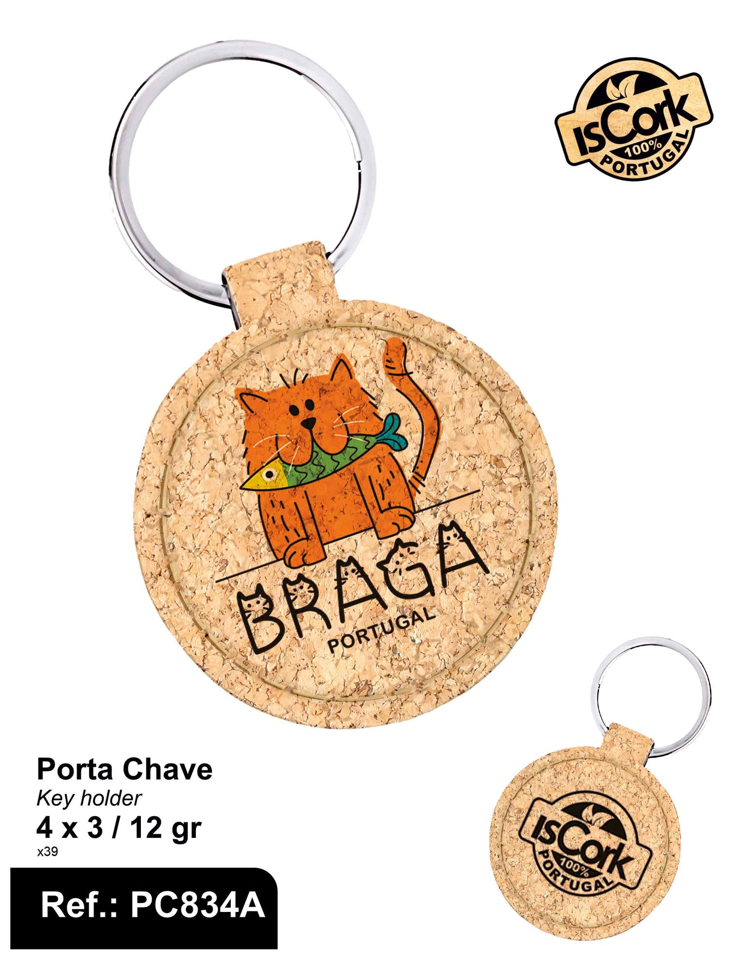 Porta Chaves Redondo Braga G987