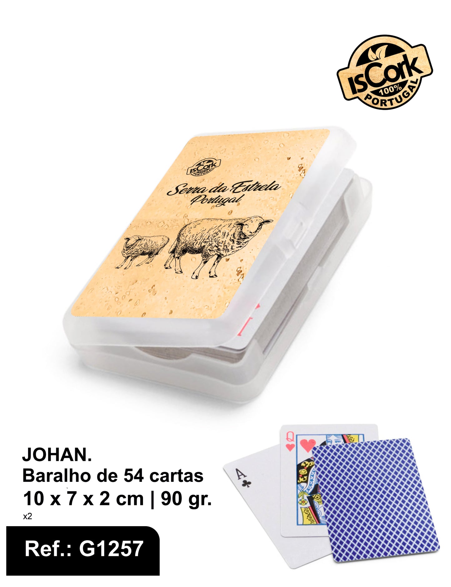 JOHAN. Baralho de 54 cartas Serra da Estrela I-01