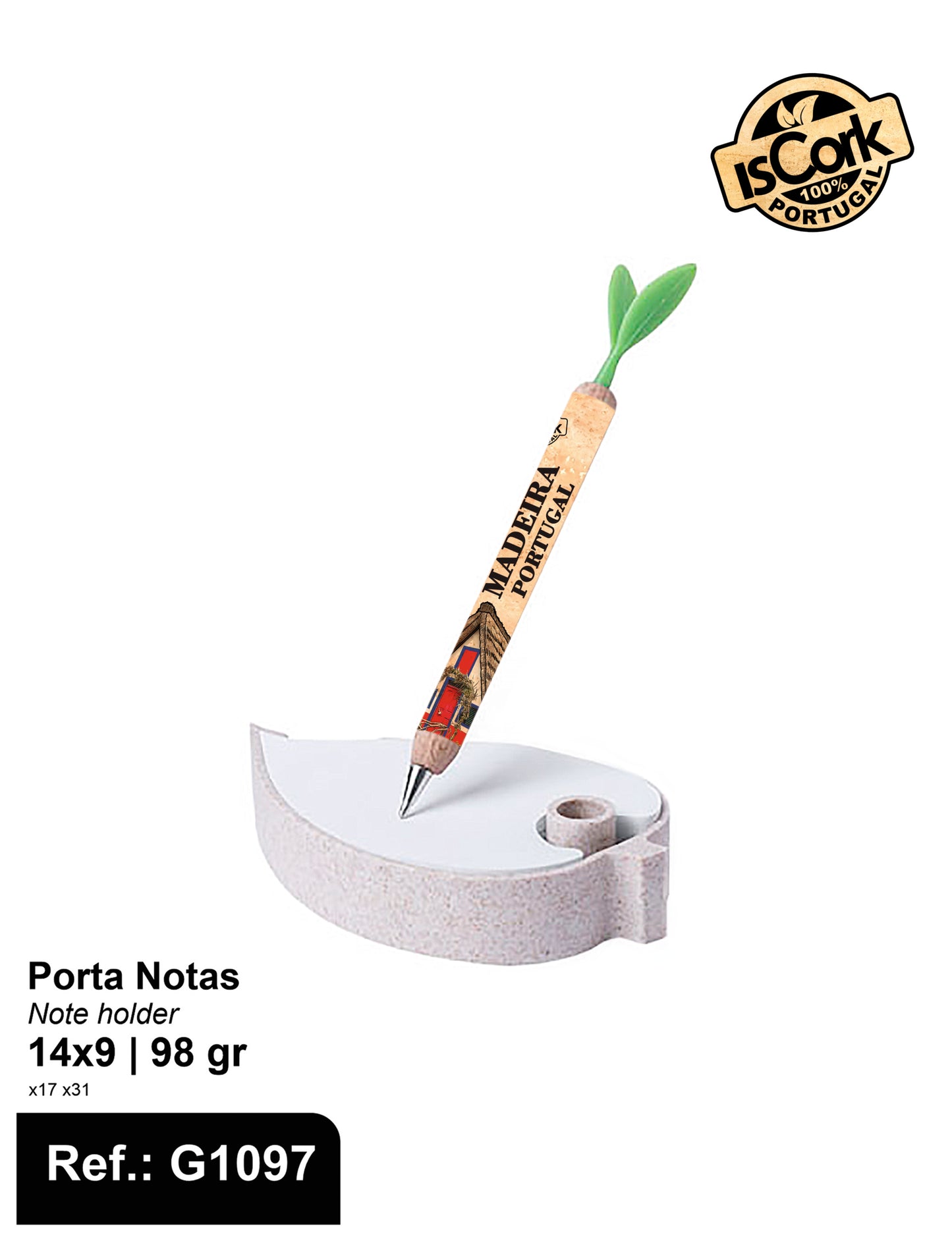 Porta Notas Madeira I-01