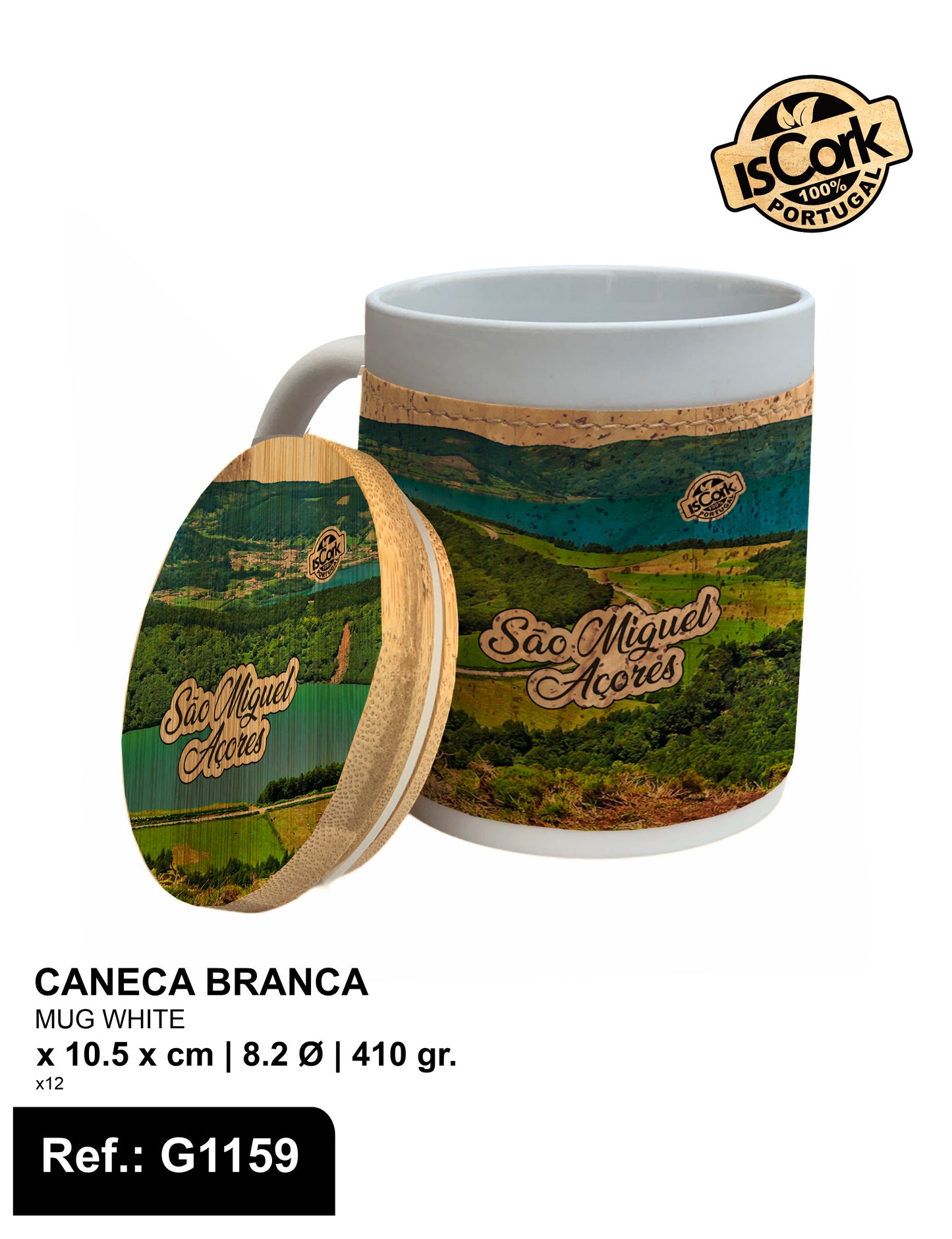 Caneca c/ Tampa São Miguel I-03