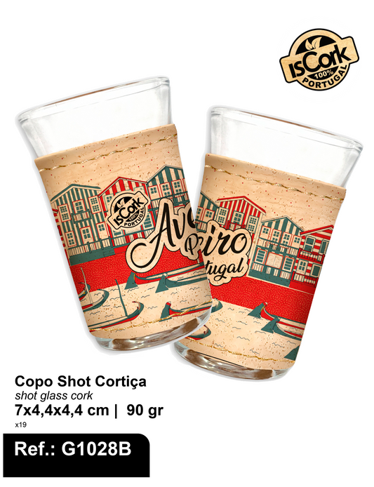 Cabo da Roca Cork Shot Glass I-129