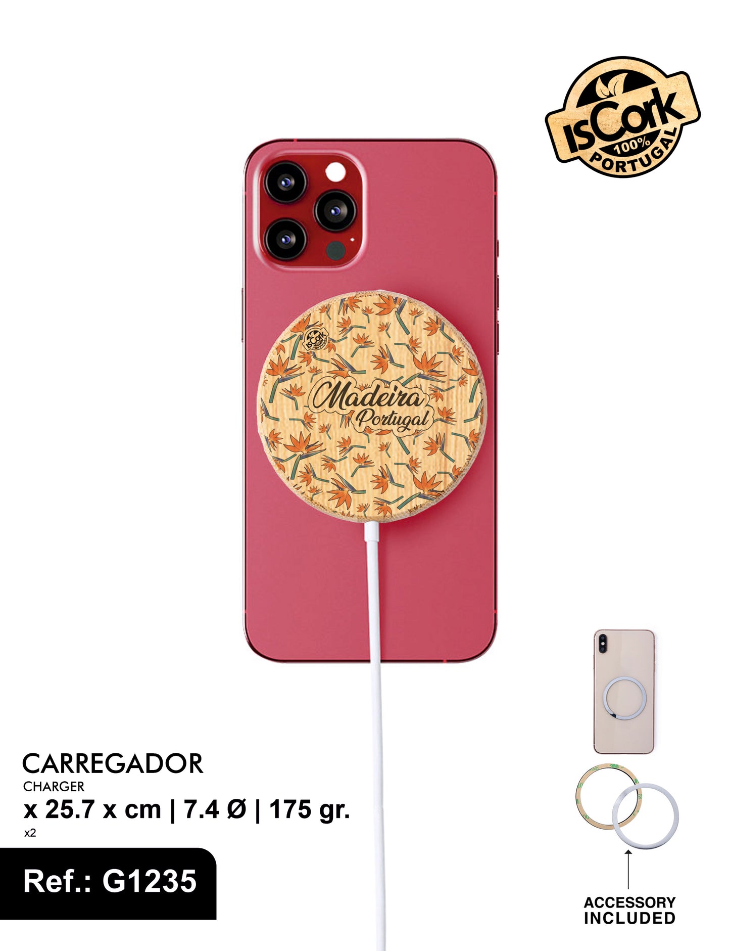 Carregador Madeira I-08