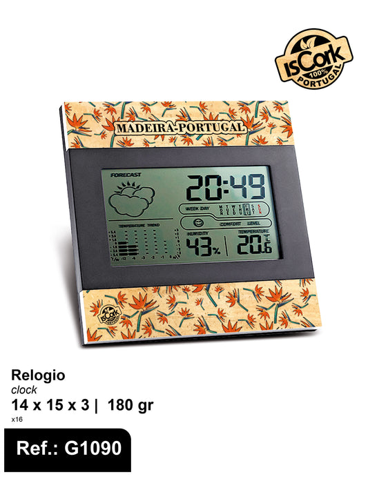 Relógio Madeira I-08