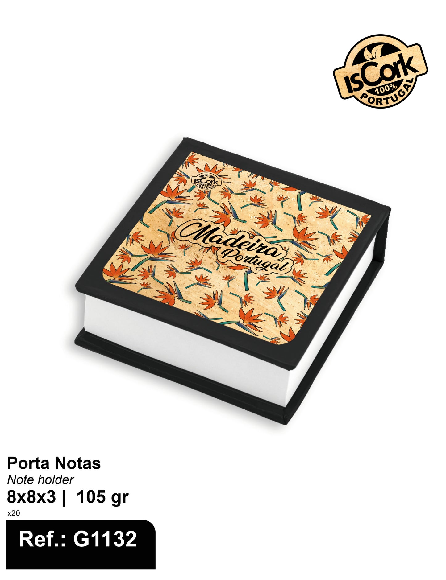 Porta Notas Madeira I-08