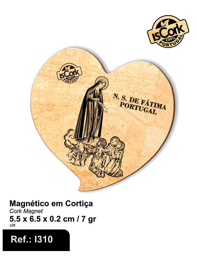 Magnético Coração Cristo Rei I-09