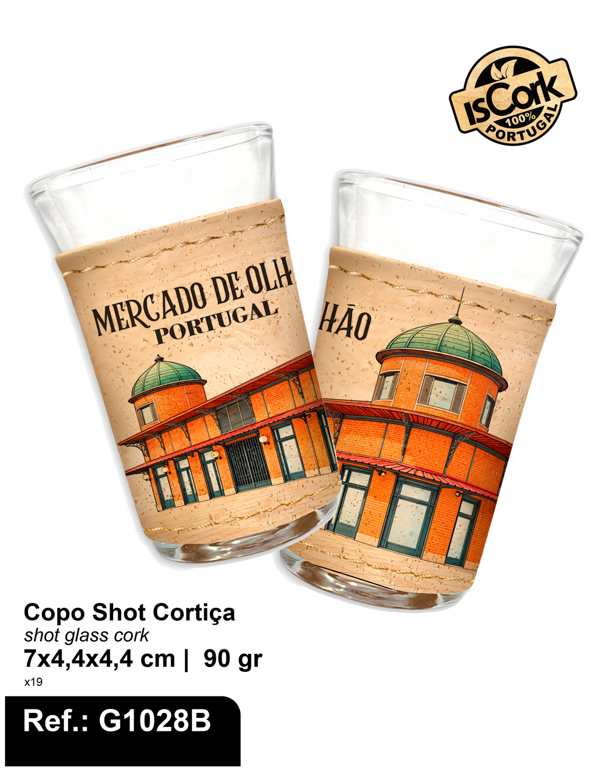 Copo Shot Cortiça Olhão I-129
