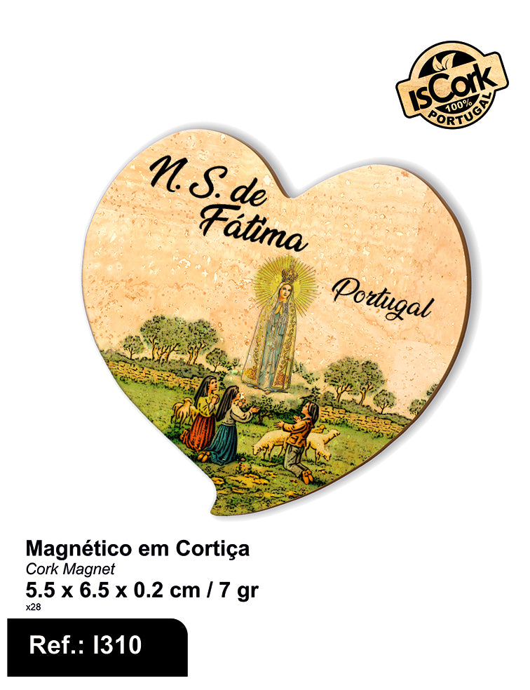 Magnético Coração Cristo Rei I-12