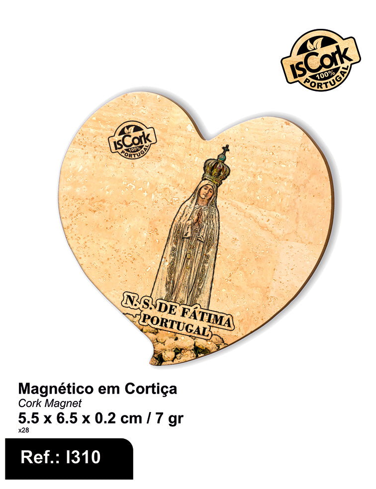 Magnético Coração Cristo Rei I-13