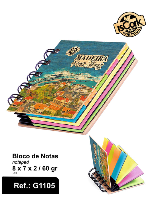 Bloco de Notas Madeira I-151