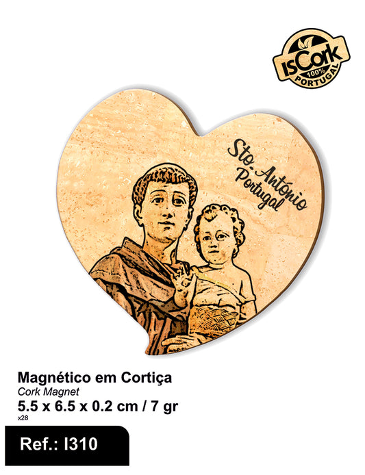 Magnético Coração Cristo Rei I-15