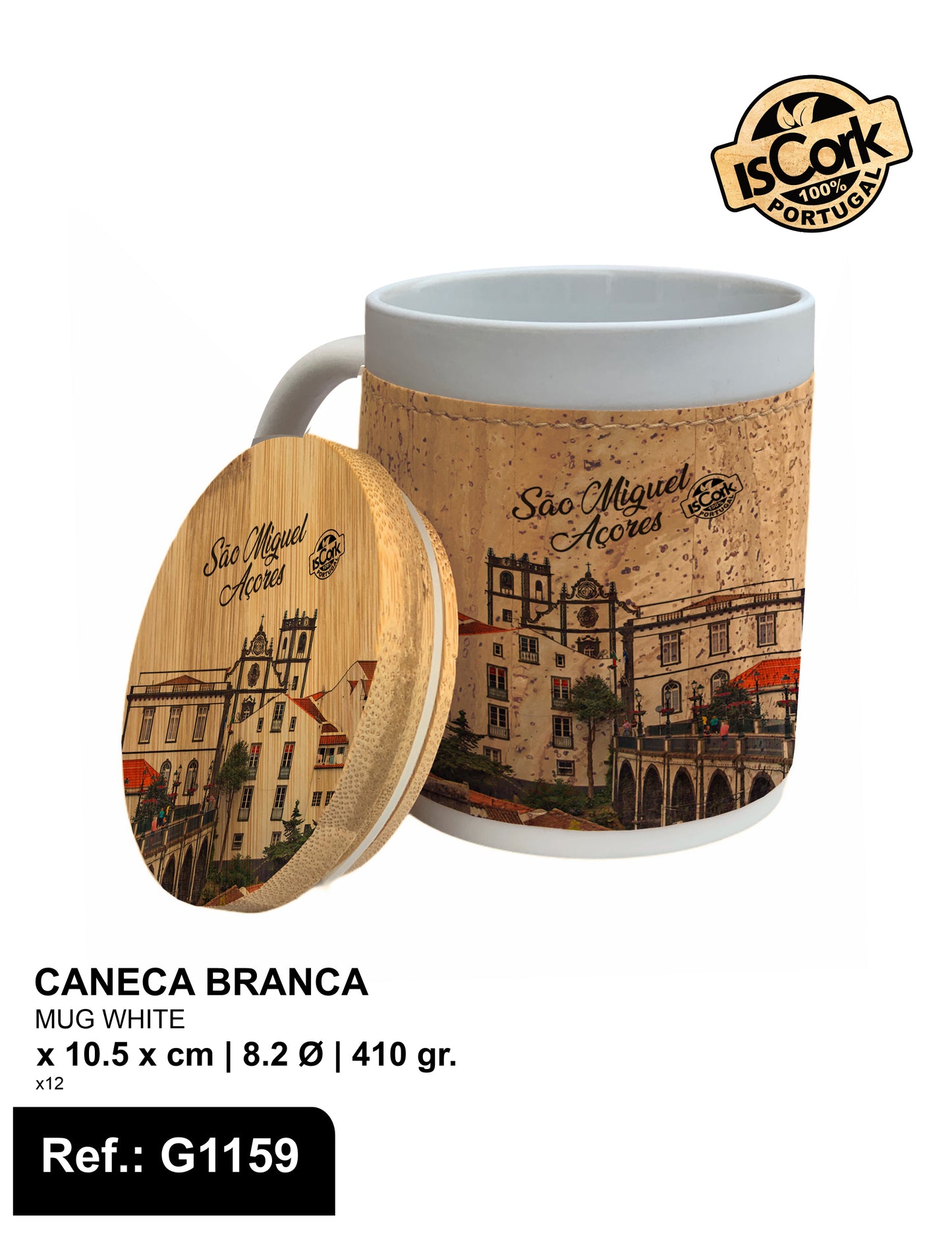 Caneca c/ Tampa São Miguel I-16