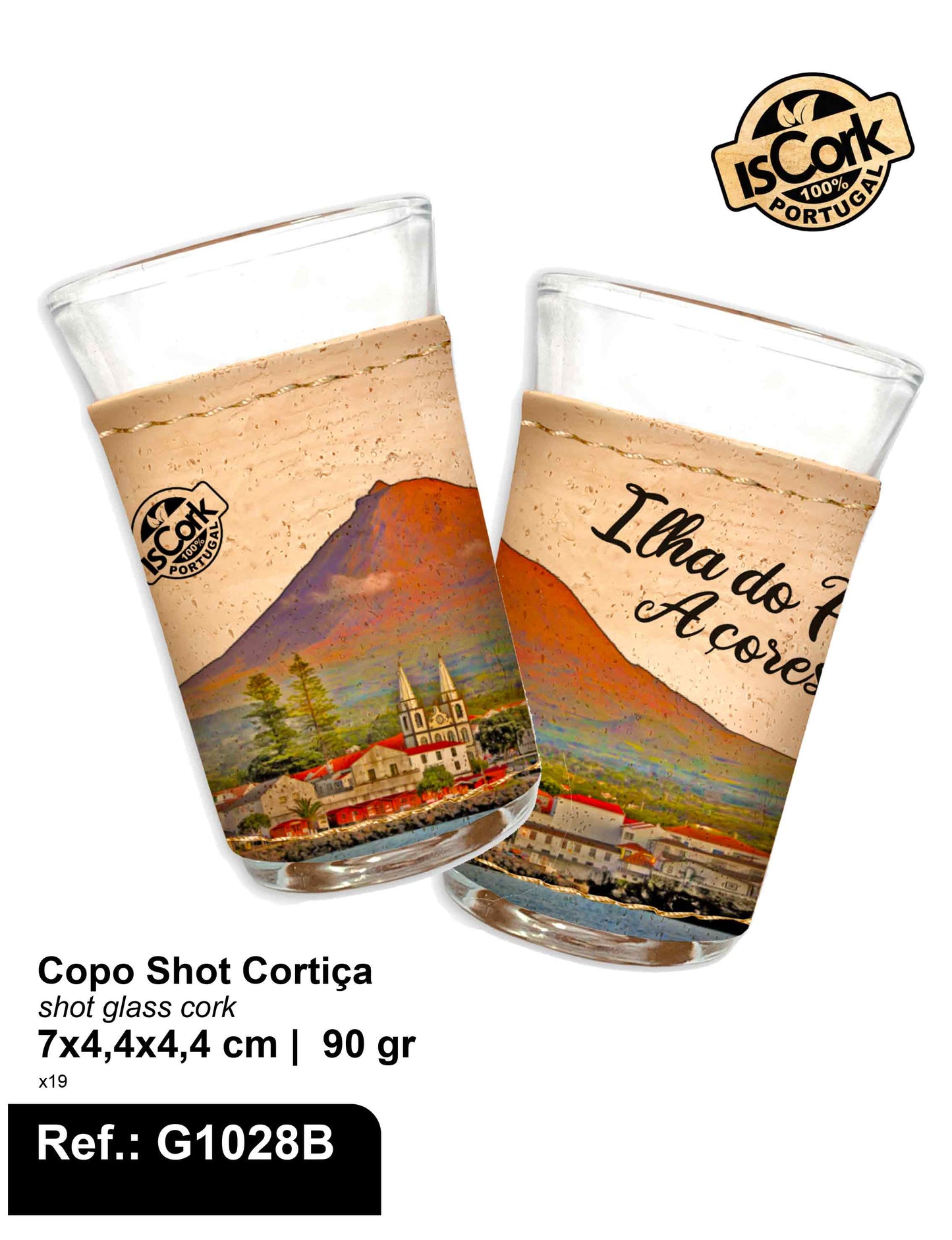 Copo Shot Cortiça Ilha Pico I-16