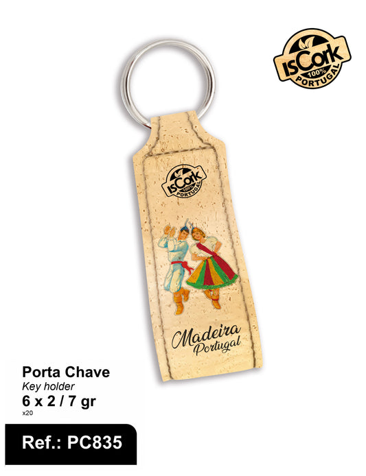 Porta Chave Madeira I-18