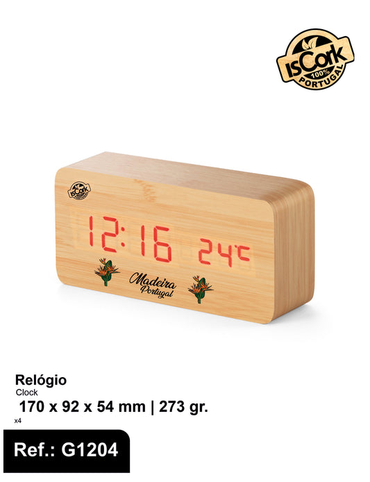 Relógio Madeira I-19