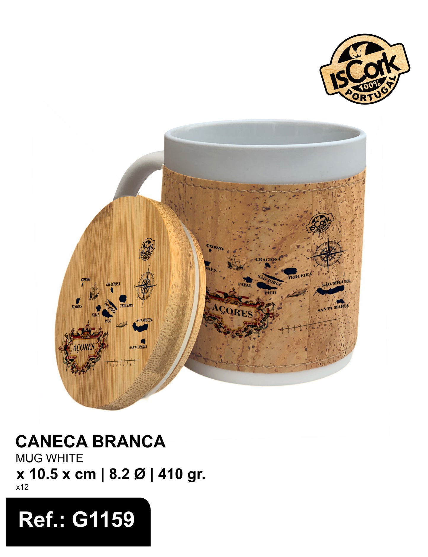 Caneca c/ Tampa São Miguel I-200