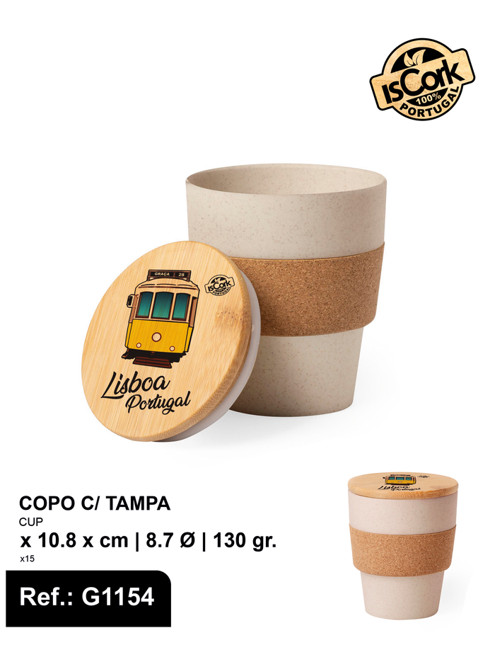 Copos c/ Tampa