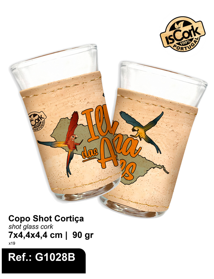 Copos Shots Cortiça