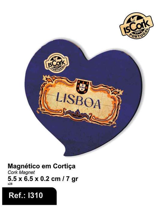 Magnético Coração Lisboa G321