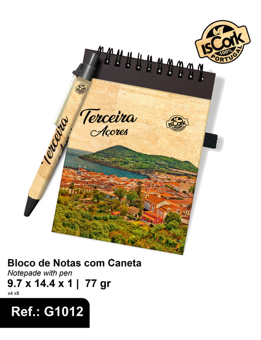 Bloco de Notas com caneta Terceira I-38