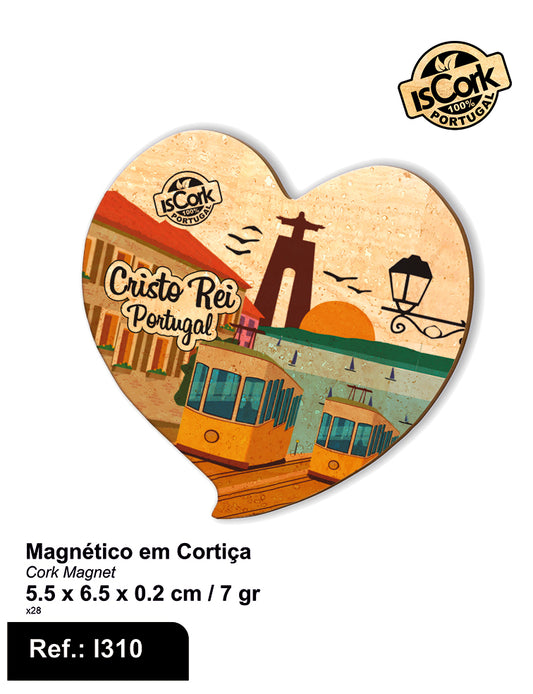 Magnético Coração Cristo Rei I-41