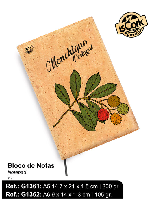 Bloco de Notas Cortiça Monchique I-45
