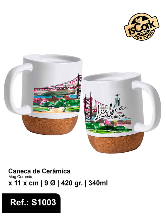Caneca Cortiça Lisboa I-50