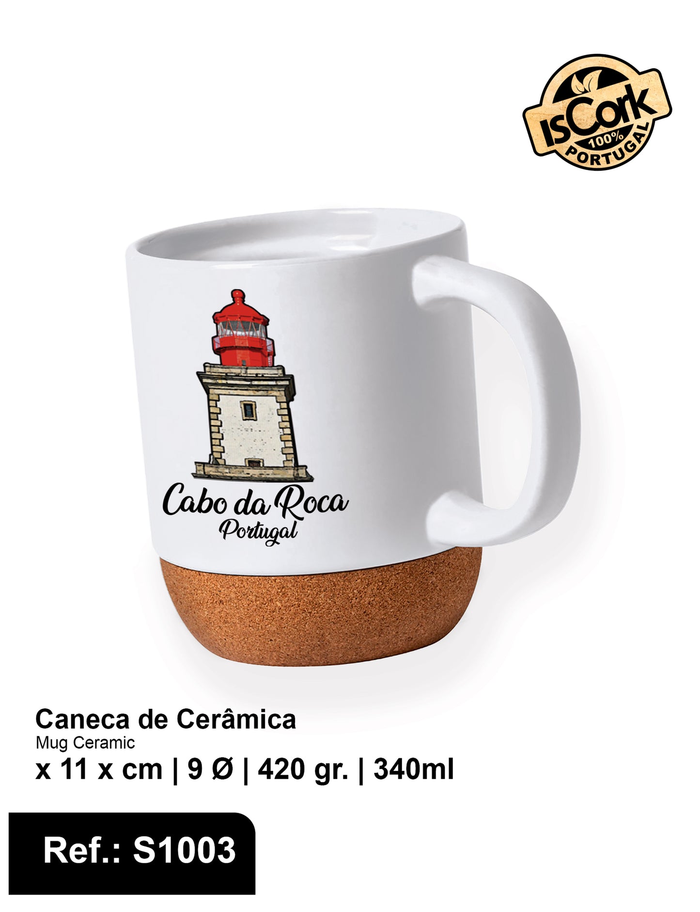 Caneca Cortiça Cabo da Roca I-63
