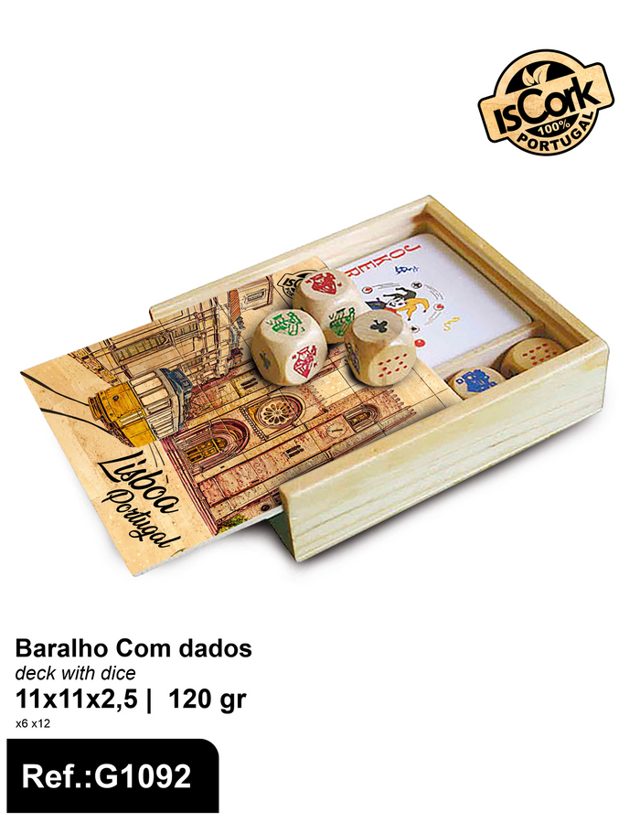 Baralho com dados