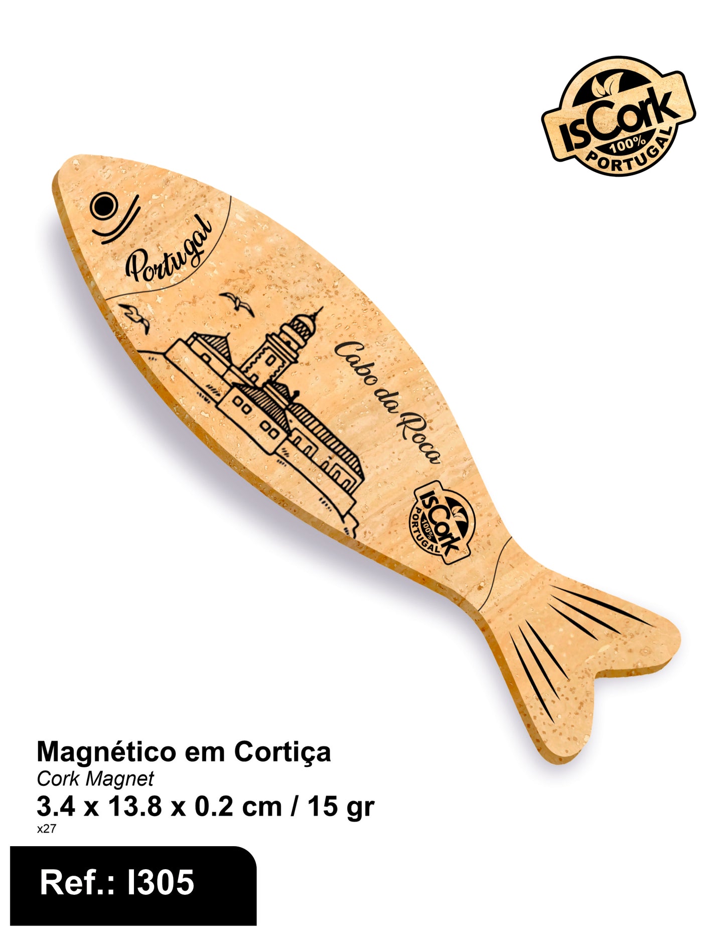 Magnético Sardinha Cabo da Roca I-128
