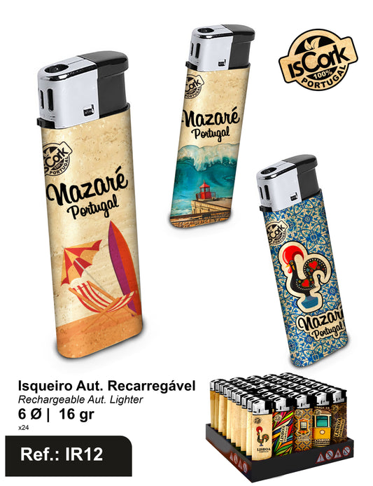 Isqueiro Aut. Recarregável Nazaré