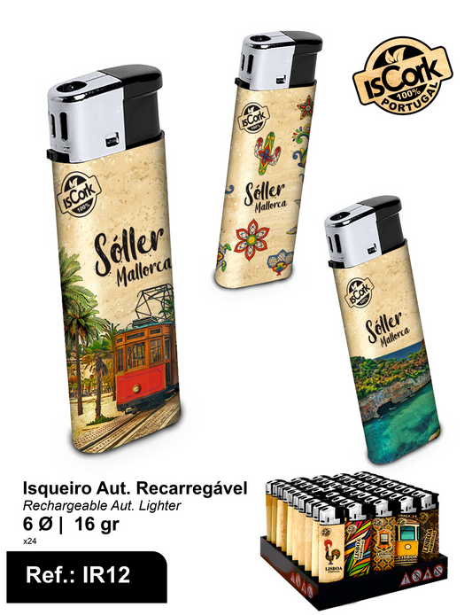 Isqueiro Aut. Recarregável Sóller