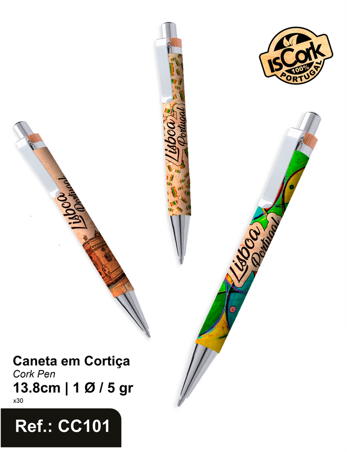 Canetas Cortiça