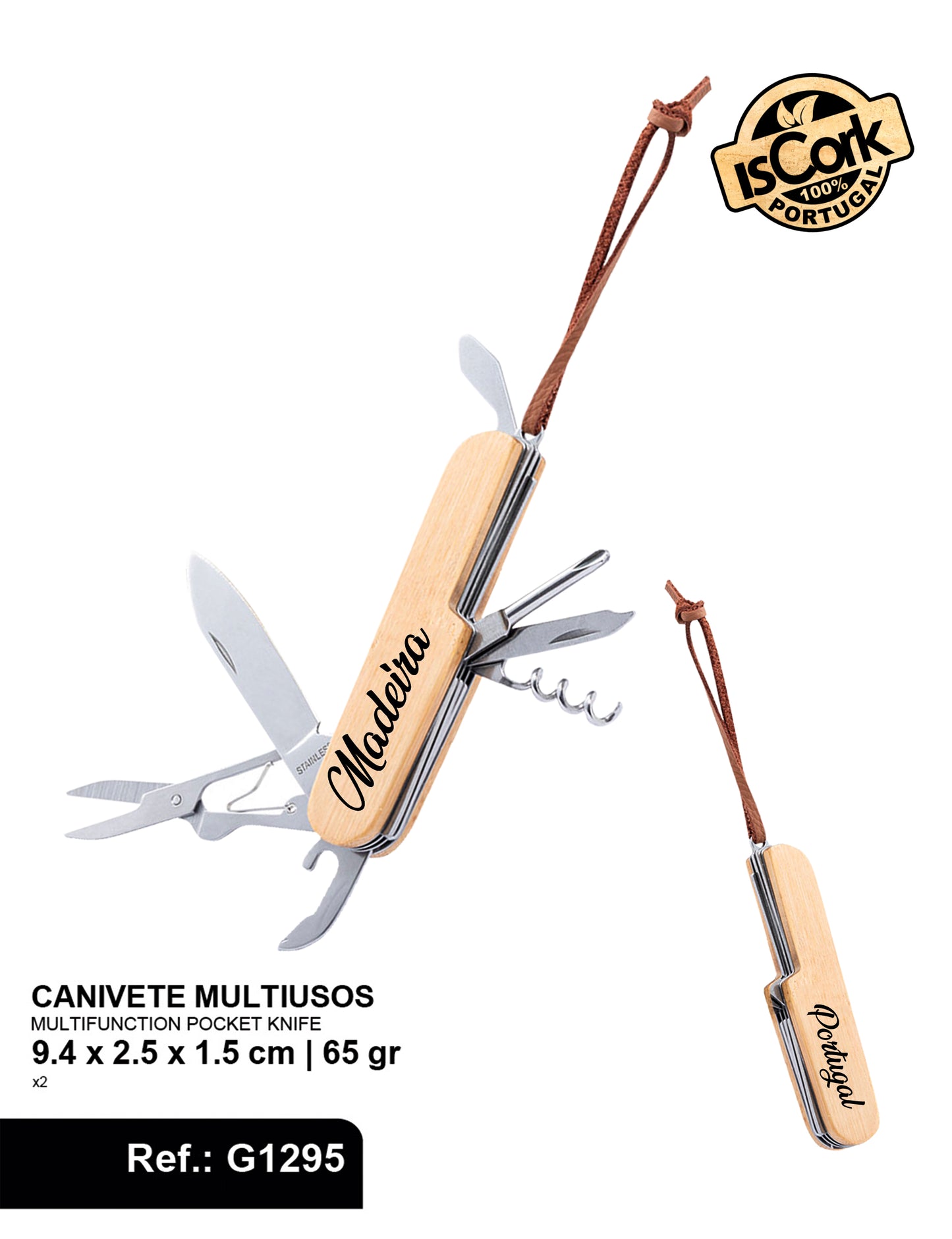 Canivete Multiusos Madeira