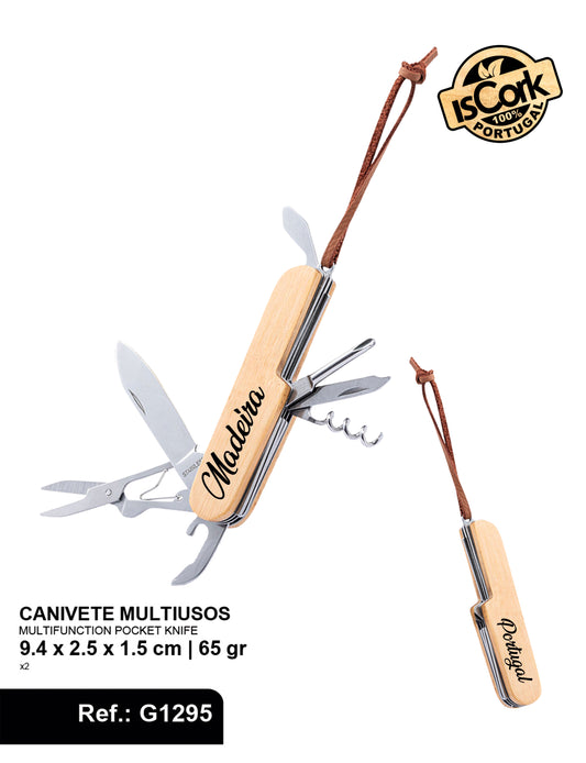 Canivete Multiusos Madeira