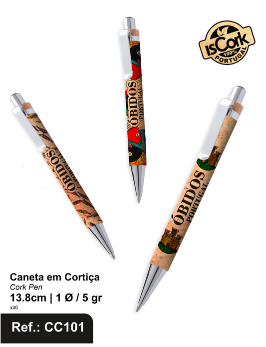 Caneta em Cortiça Óbidos